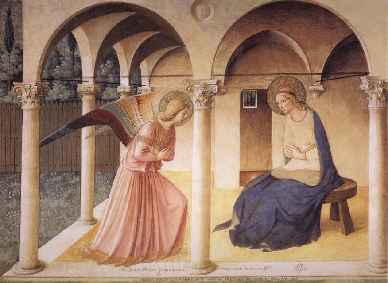 Fra Angelico The Verkundigung Spain oil painting art